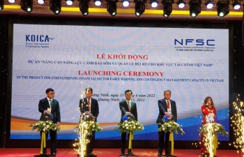 Khởi động dự án "Nâng cao năng lực cảnh báo sớm và quản lý rủi ro cho khu vực tài chính Việt Nam"