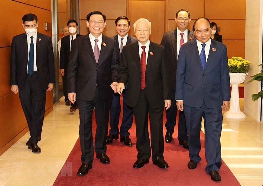 Tổng Bí thư Nguyễn Phú Trọng dự bế mạc kỳ họp thứ ba, Quốc hội khóa XV
