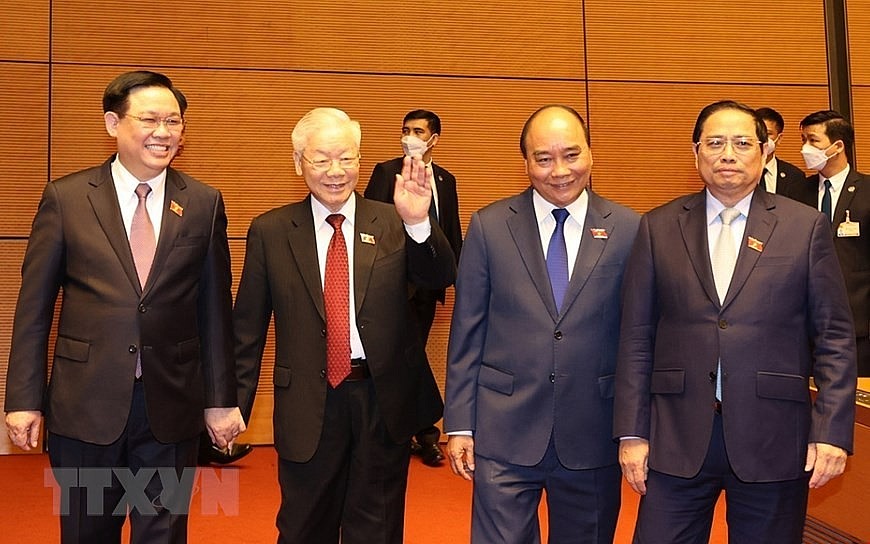 Tổng Bí thư Nguyễn Phú Trọng dự bế mạc kỳ họp thứ ba, Quốc hội khóa XV