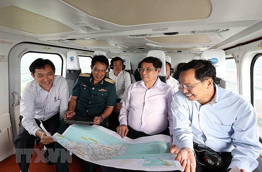 Thủ tướng Chính phủ Phạm Minh Chính khảo sát vùng đồng bằng sông Cửu Long