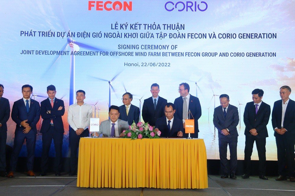 Corio Generation hợp tác cùng FECON tại dự án điện gió ngoài khơi Vũng Tàu