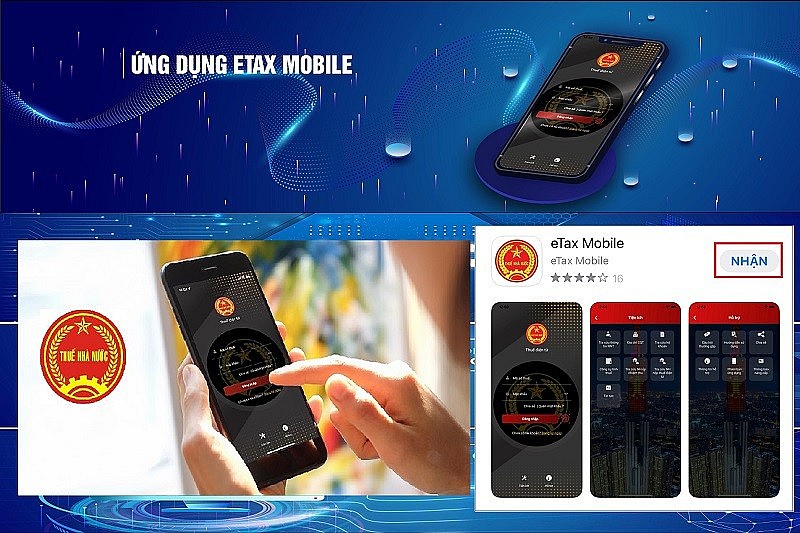 Ứng dụng eTax Mobile cho phép đăng ký bằng xác thực thông tin tài khoản ngân hàng