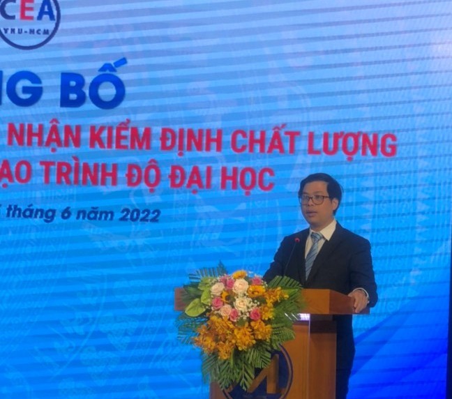 Đón nhận 11 chương trình đào tạo trình độ đại học đạt chuẩn kiểm định chất lượng giáo dục