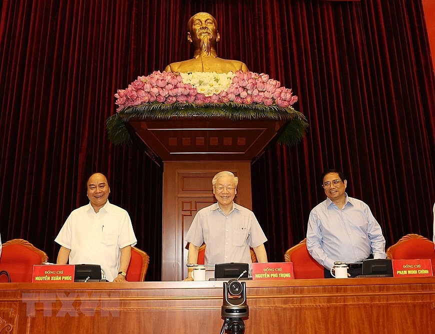 Tổng Bí thư Nguyễn Phú Trọng chủ trì Hội nghị toàn quốc về phòng, chống tham nhũng