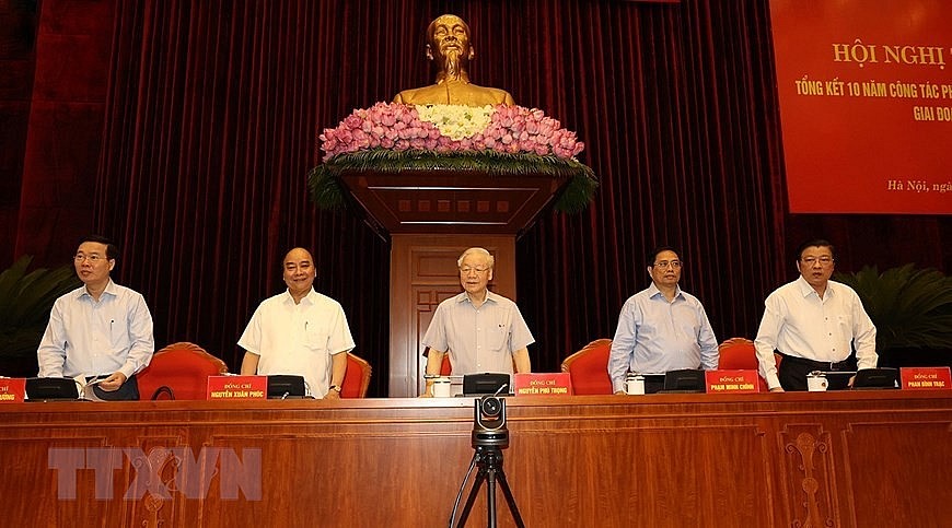 Tổng Bí thư Nguyễn Phú Trọng chủ trì Hội nghị toàn quốc về phòng, chống tham nhũng