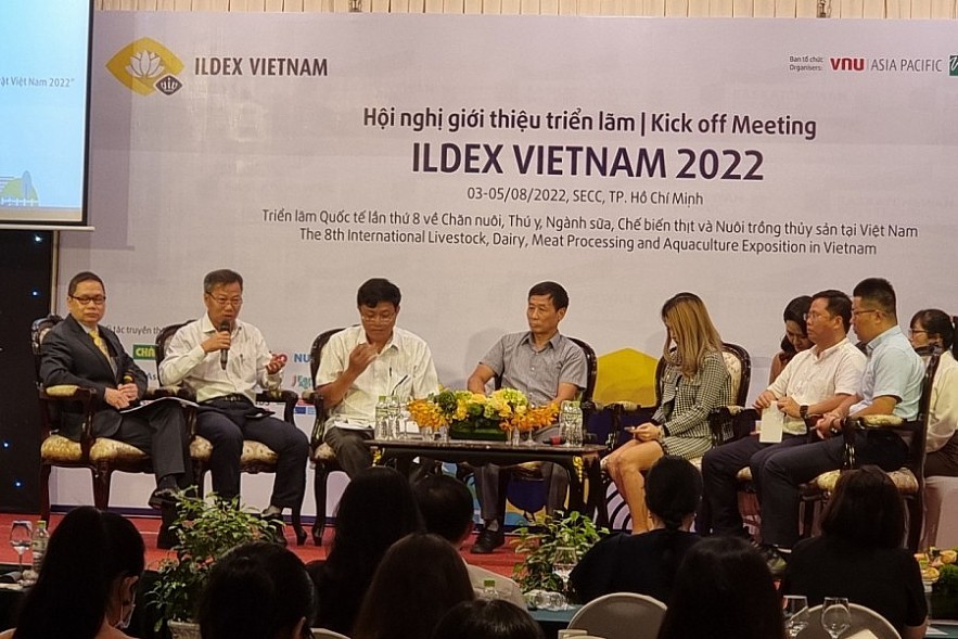 Ban Tổ chức Triển lãm Ildex Vietnam 2022 chia sẻ thông tin về sự kiện. Ảnh Đỗ Doãn