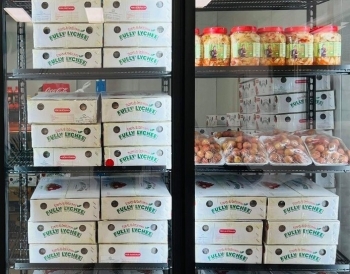 Vải thiều Việt Nam cấp tập bay đến Úc có giá 500.000 đồng -600.000 đồng/1kg