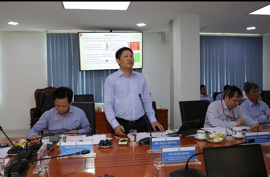 Đoàn công tác PVN làm việc tại BSR