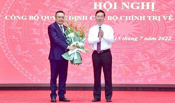Ông Trần Sỹ Thanh giữ chức Phó Bí thư Thành ủy Hà Nội nhiệm kỳ 2020-2025.