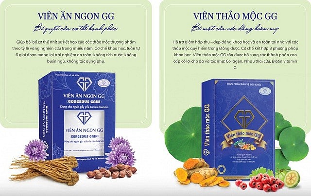 Thực phẩm Viên ăn ngon và thảo mộc GG vi phạm quảng cáo