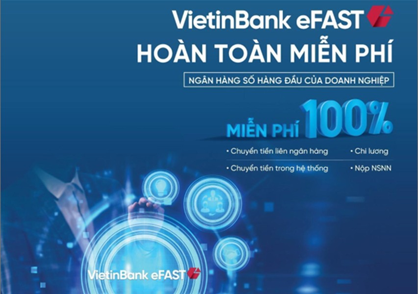 Khách hàng cài đặt và giao dịch qua VietinBank eFAST trong thời gian này sẽ nhận được nhiều ưu đãi hấp dẫn.