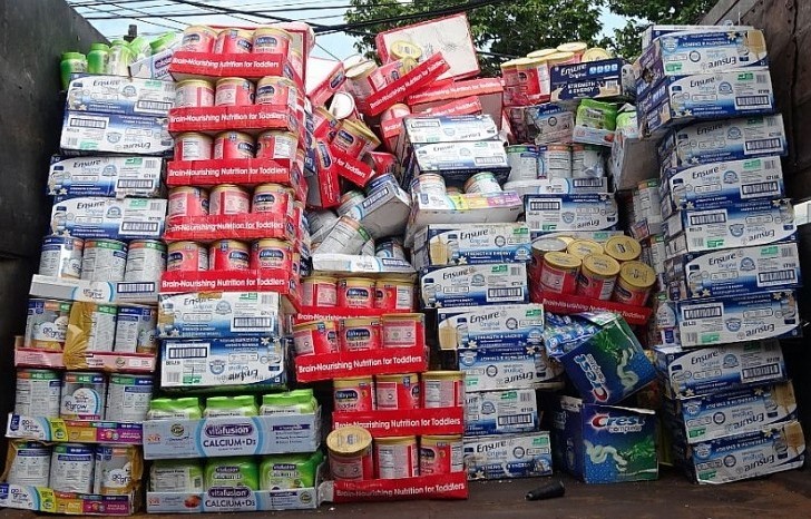Long An: Tiêu hủy lô sữa không đủ điều kiện lưu thông trên thị trường