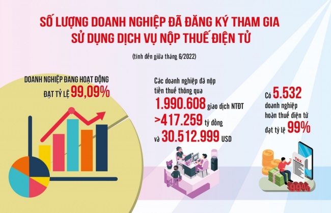 Dịch vụ thuế điện tử được người dân đón nhận