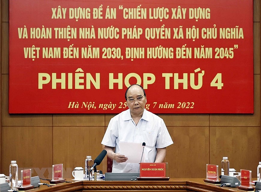 Phiên họp Ban Chỉ đạo xây dựng Đề án hoàn thiện Nhà nước pháp quyền