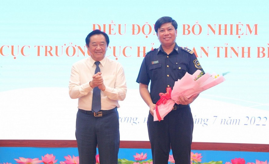 Ông Nguyễn Trần Hiệu được bổ nhiệm làm Cục trưởng Cục Hải quan tỉnh Bình Dương