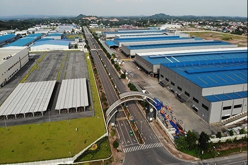 Giá thuê bất động sản công nghiệp giữ nhịp tăng cả ở hai miền Nam, Bắc