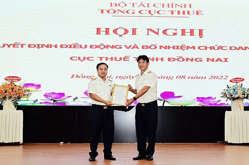 Ông Đậu Đức Anh giữ chức Phó Cục trưởng Cục Thuế tỉnh Đồng Nai