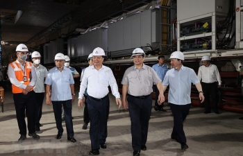 Thủ tướng kiểm tra tiến độ Dự án đường sắt đô thị đoạn Nhổn-Ga Hà Nội