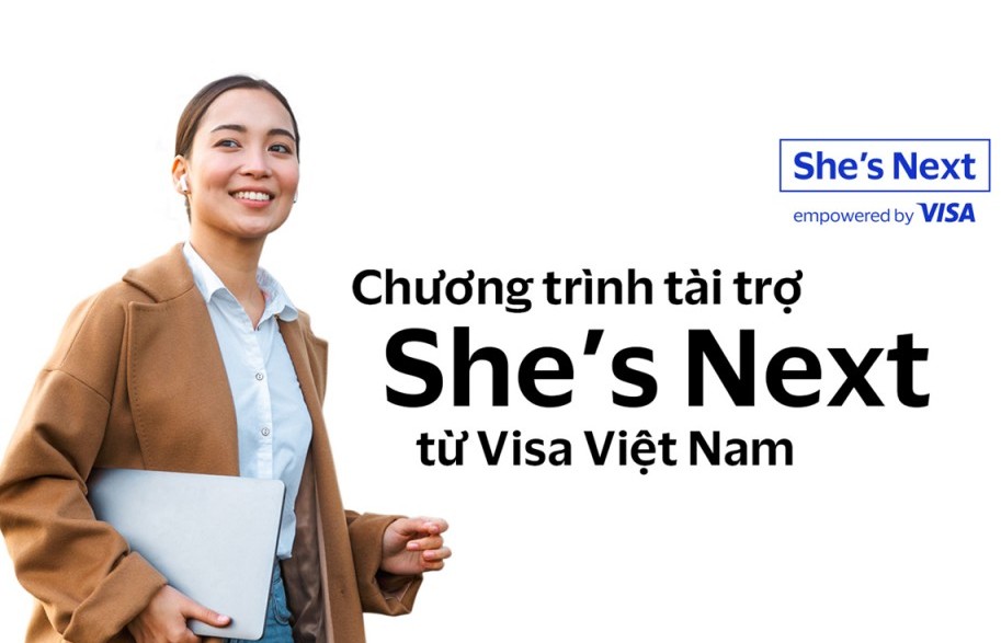 Visa công bố những người thắng cuộc Chương trình tài trợ She’s Next tại Việt Nam