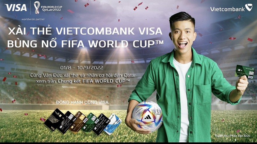 Xài thẻ Vietcombank Visa – Bùng nổ FIFA World Cup™