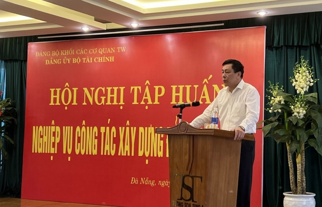 Hội nghị tập huấn công tác Đảng của Đảng ủy Bộ Tài chính thành công tốt đẹp
