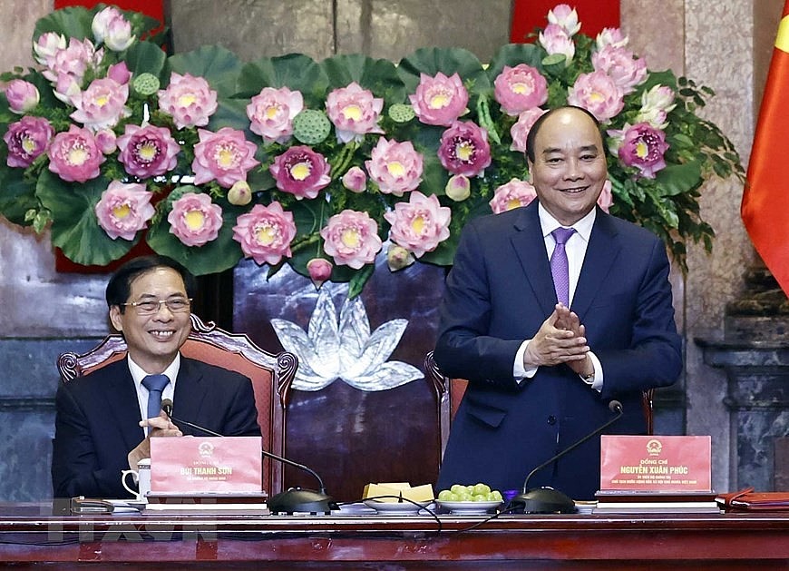 Chủ tịch nước làm việc với cán bộ Bộ Ngoại giao về đường lối đối ngoại