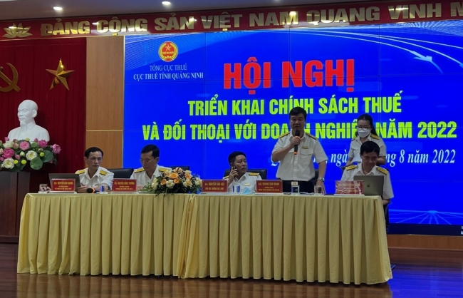 Quảng Ninh tổ chức hội nghị triển khai chính sách thuế và đối thoại với doanh nghiệp