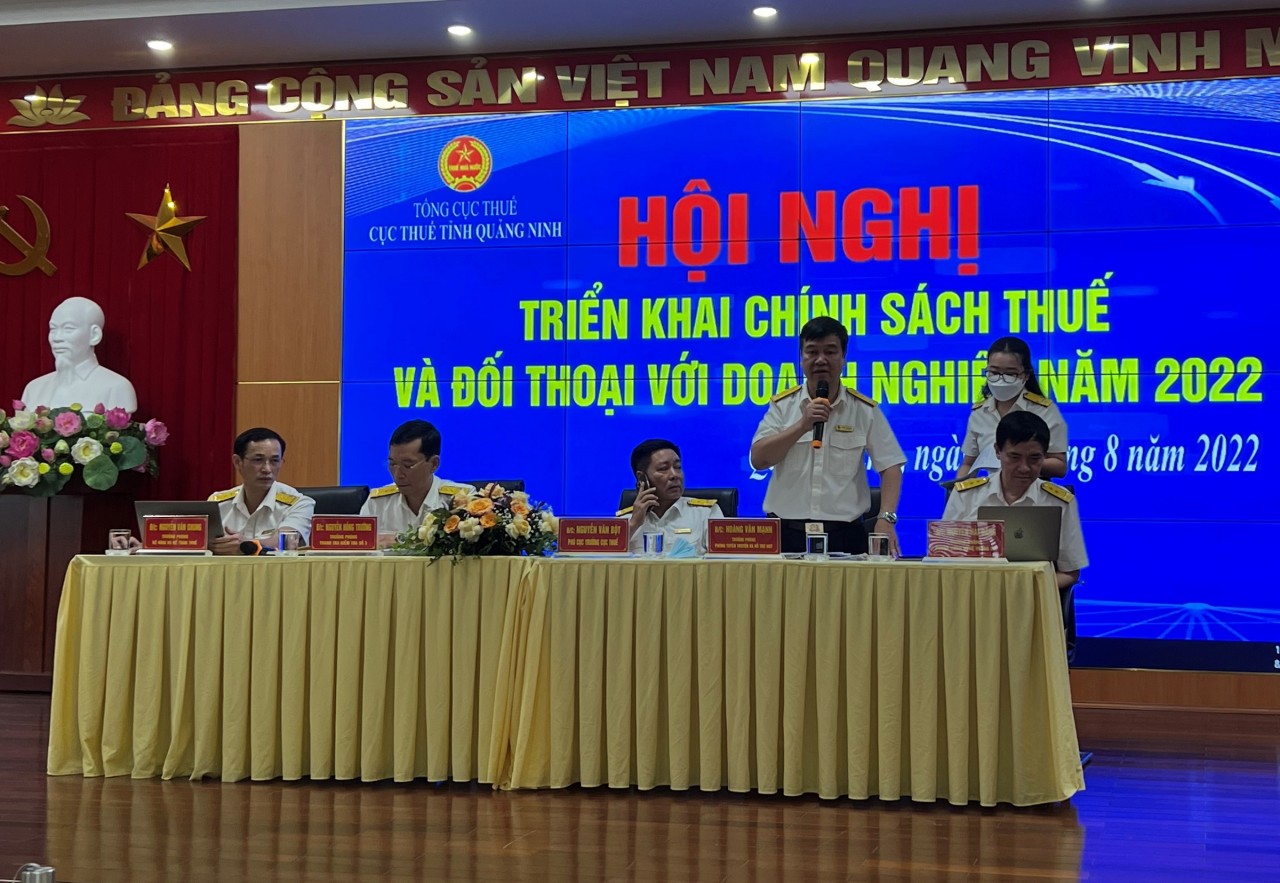 Quảng Ninh tổ chức hội nghị triển khai chính sách thuế và đối thoại với doanh nghiệp