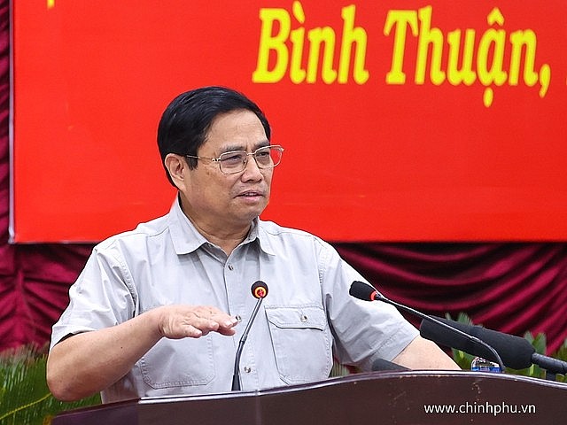 Thủ tướng: 5 nhóm giải pháp để Bình Thuận phát triển xanh, nhanh, bền vững