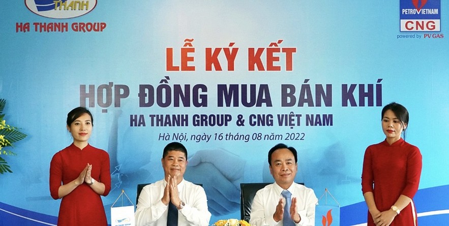 CNG Việt Nam ký hợp đồng mua bán khí với Hà Thanh Group