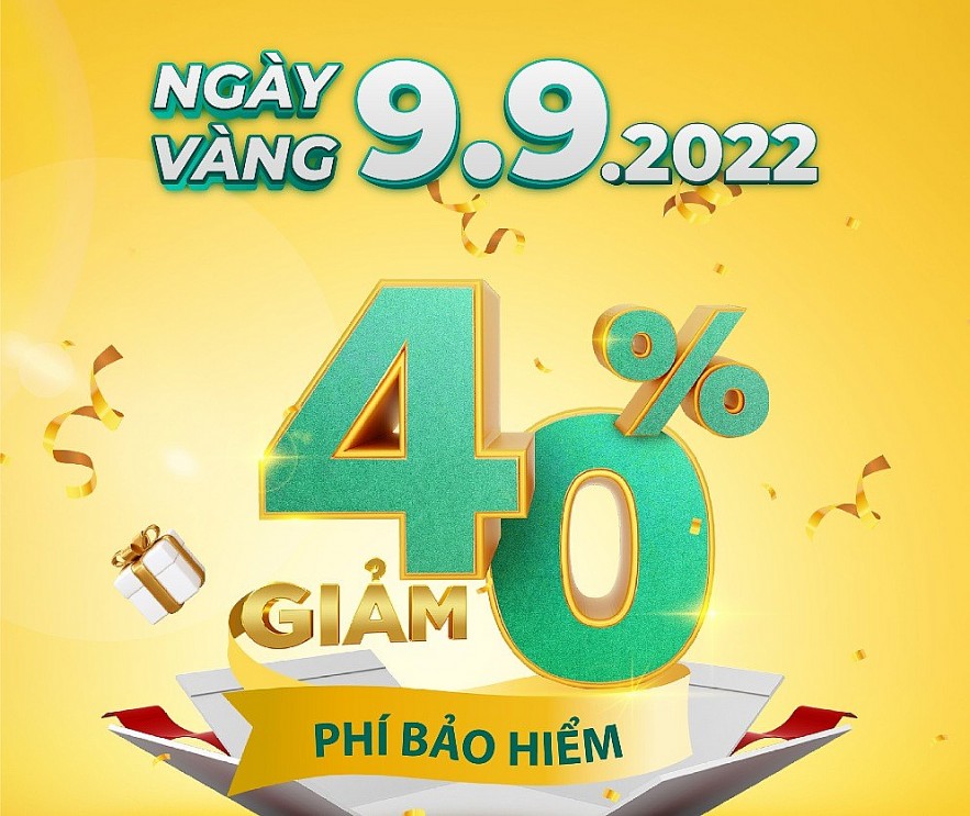 Ngày vàng 9/9, BIC tặng khách hàng siêu ưu đãi tới 40%