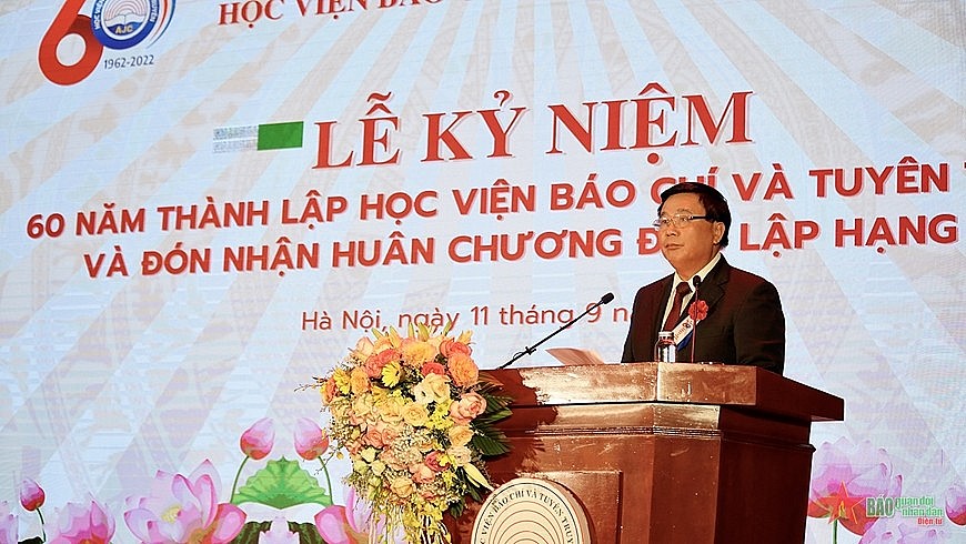 Học viện Báo chí và Tuyên truyền kỷ niệm 60 năm ngày thành lập