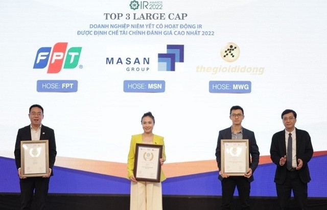 FPT là doanh nghiệp nhóm vốn hóa lớn duy nhất giành giải kép tại Giải thưởng IR 2022