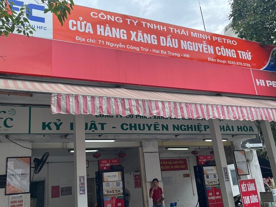 Hà Nội: Xuất hiện cây xăng 