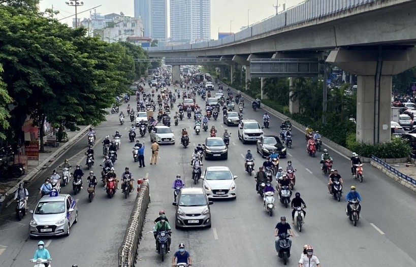 Hà Nội sẽ tiếp tục thí điểm phân làn đường Nguyễn Trãi hết năm 2022