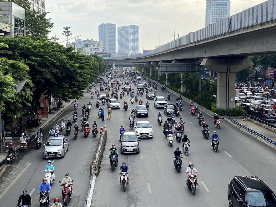 Hà Nội sẽ tiếp tục thí điểm phân làn đường Nguyễn Trãi hết năm 2022