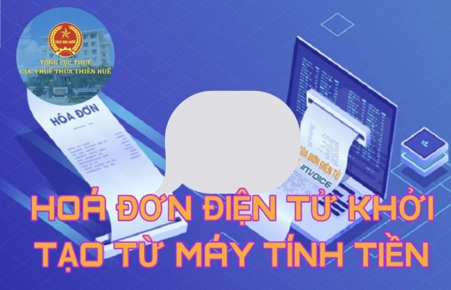 thua thien hue trien khai hoa don dien tu khoi tao tu may tinh tien va chuong trinh hoa don may man