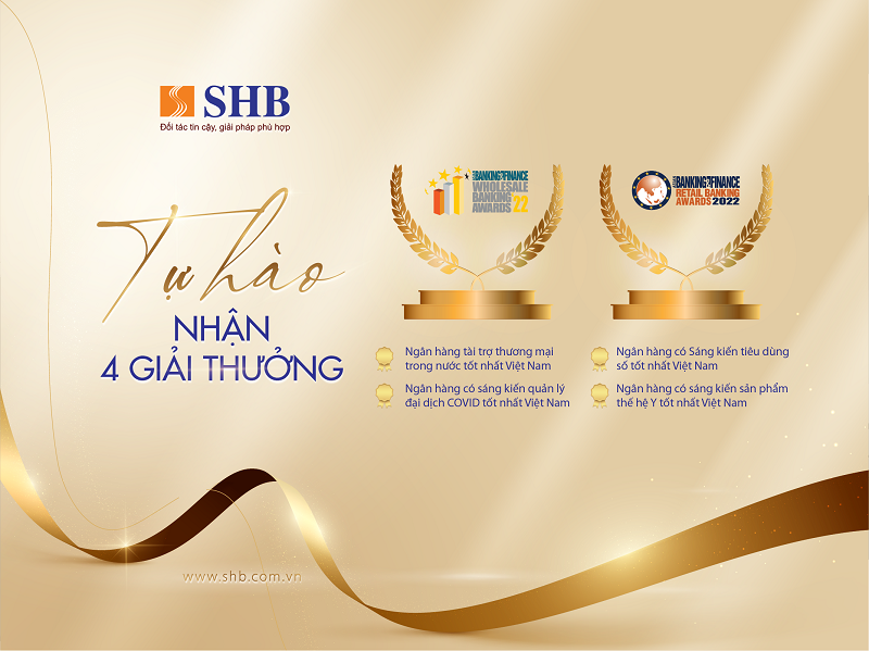 Ngân hàng SHB “thắng lớn” các giải thưởng của ABF