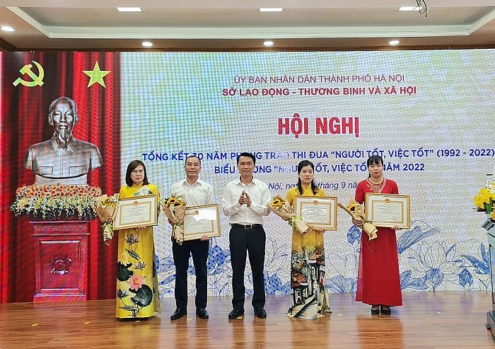 Phong trào “Người tốt, việc tốt” của ngành Lao động Thương binh và Xã hội Hà Nội đã có sức lan tỏa mạnh mẽ