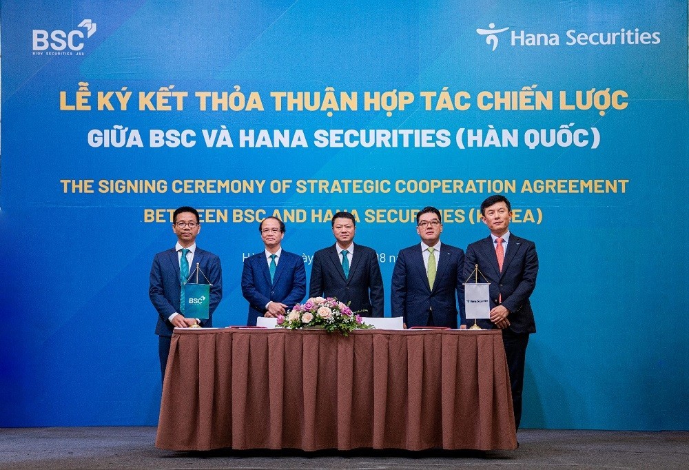 Hana Securities (Hàn Quốc) đã thanh toán để trở thành cổ đông chiến lược của Chứng khoán BIDV (BSC)