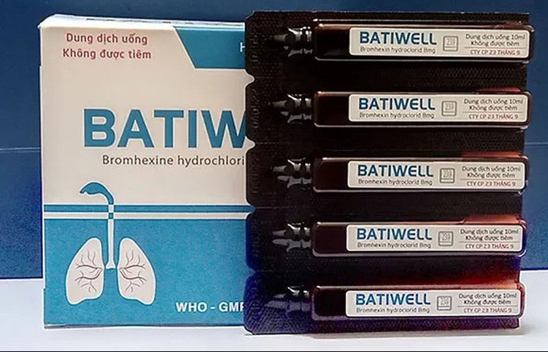Thu hồi lô thuốc dung dịch uống Batiwell không đạt chất lượng