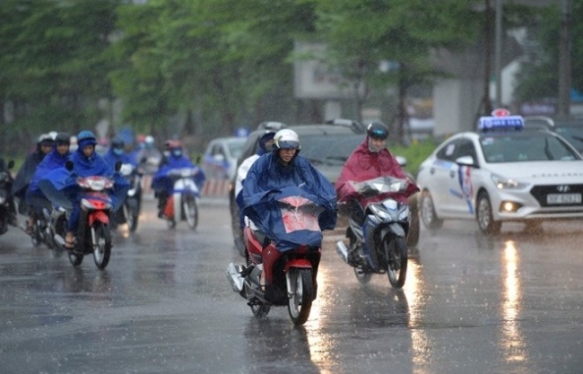 thoi tiet ngay 210 bac bo hoa binh va bac trung bo co mua vua mua to