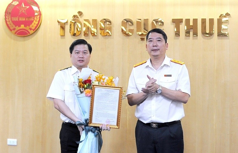 Ông Dương Văn Hùng được bổ nhiệm giữ chức Vụ trưởng Vụ Tổ chức cán bộ, Tổng cục Thuế