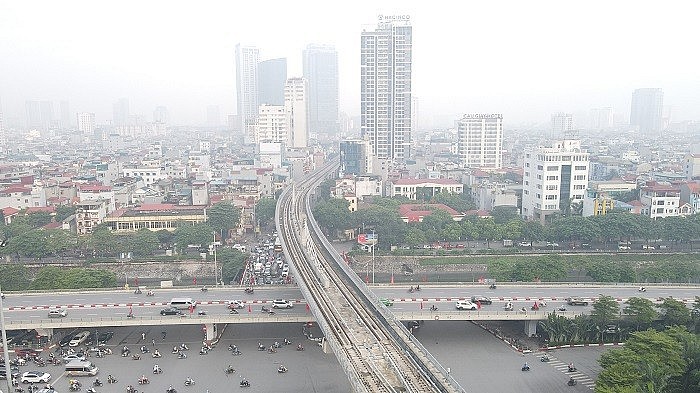 Khởi công dự án tăng cường giao thông đô thị bền vững cho tuyến đường sắt đô thị số 3 Hà Nội