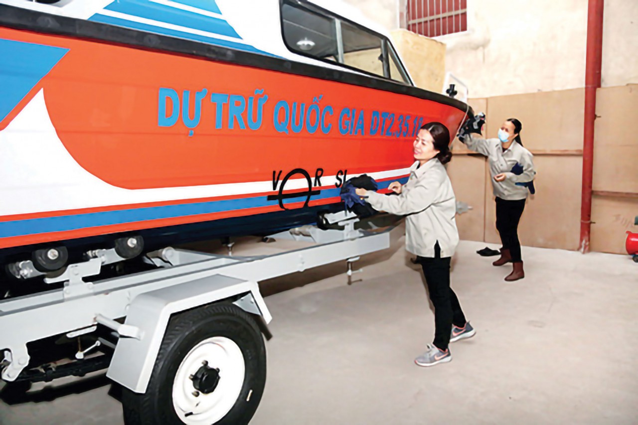 Việc áp dụng các phần mềm quản lý vật tư, hàng hoá giúp công tác quản lý hàng dự trữ quốc gia thuận lợi, chặt chẽ hơn.