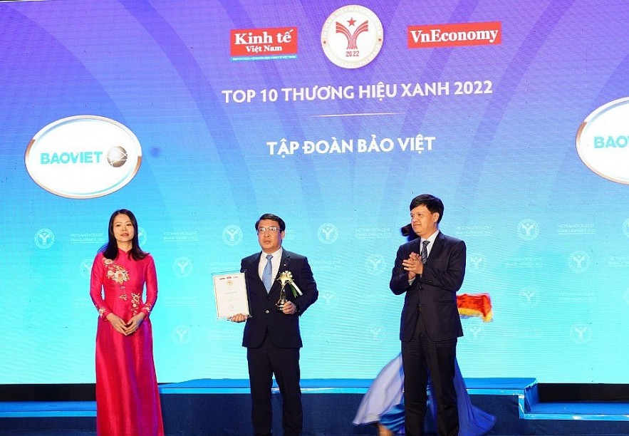 Tập đoàn Bảo Việt dẫn đầu trong Top 10 Thương hiệu Xanh năm 2022