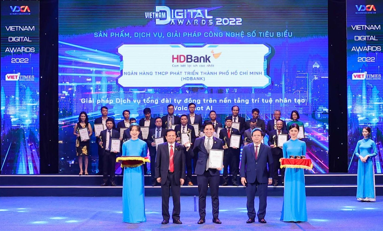 HDBank đạt giải thưởng Chuyển đổi số Việt Nam 2022