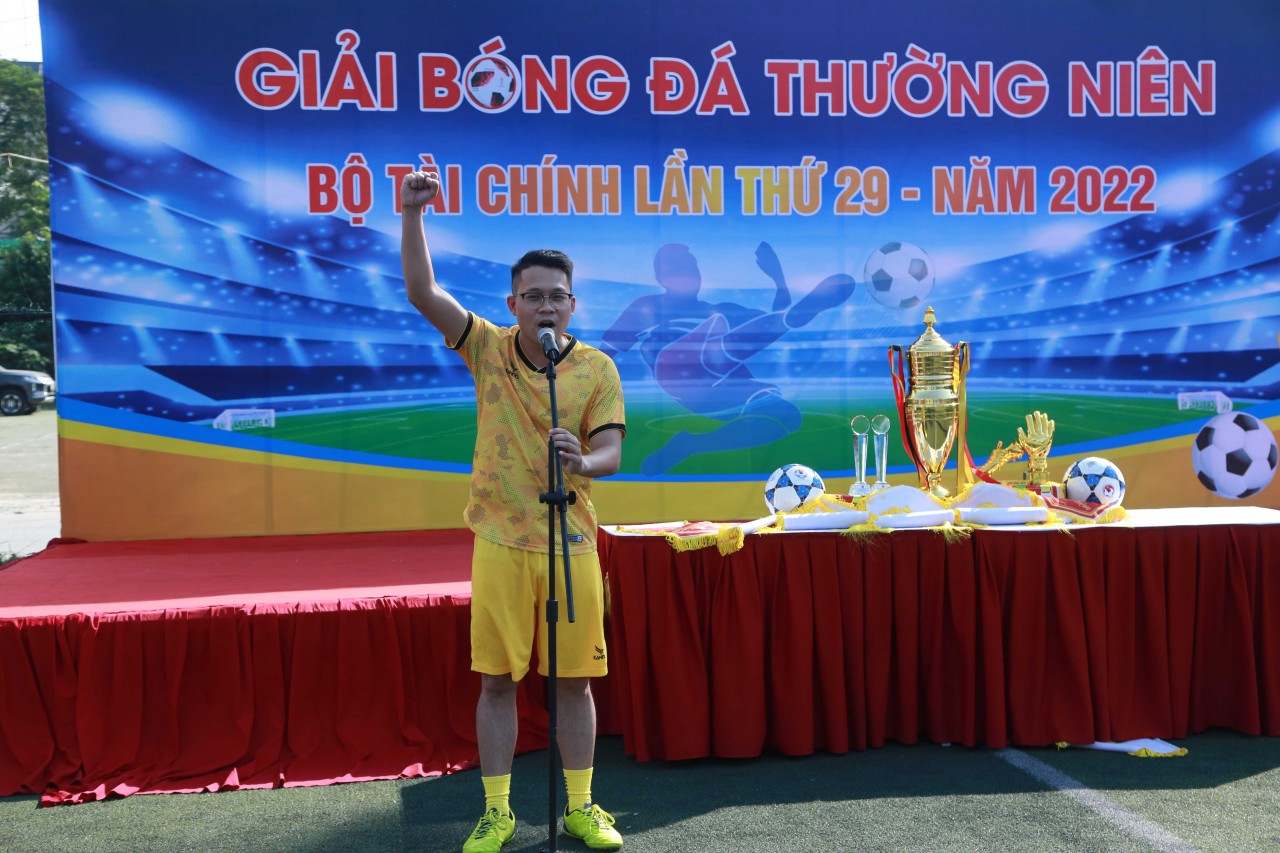 Khai mạc Giải Bóng đá thường niên Đoàn Thanh niên Bộ Tài chính lần thứ 29