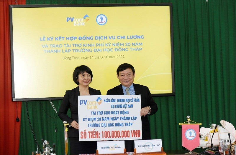 PVcomBank đẩy mạnh hợp tác với Trường Đại học Đồng Tháp