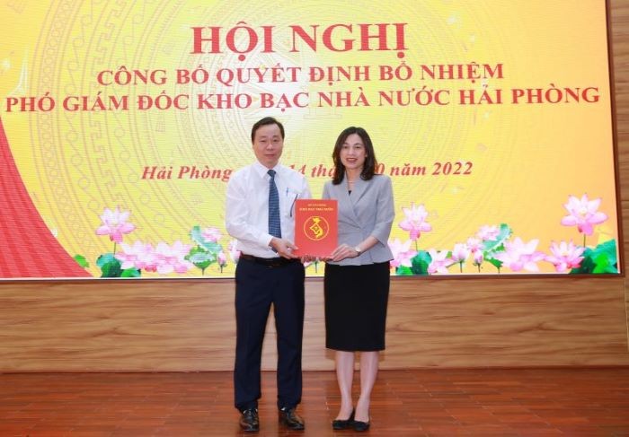 Kho bạc Nhà nước Hải Phòng có phó giám đốc mới